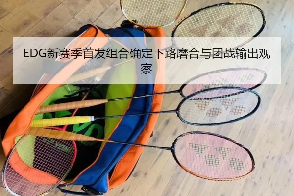 EDG新赛季首发组合确定下路磨合与团战输出观察